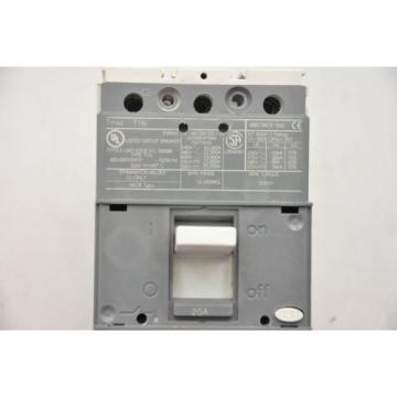 ABB T1N Tmax 20A Circuit Breaker With Handle And Key Lock 8&#034; Shaft Height