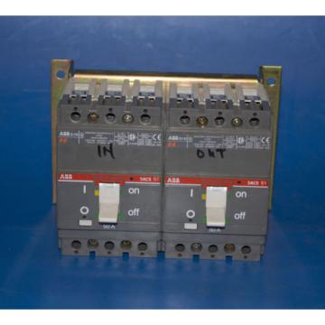 Lot 2 ABB SACE S1 S1N 50A Circuit Breaker 3 Pole 480VAC