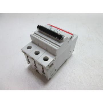 ABB S263-D10 Circuit Breaker, 3-Poles, Rating: 400VAC 10A