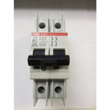 ABB Circuit Breaker Cat# S202-UP K20A ... 20A ... 480Y/277V .. 2P .. UA-22B