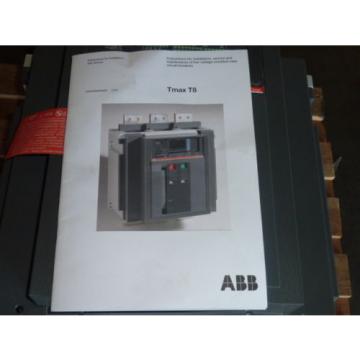 NEW ABB 2000 AMP SACE TMAX CIRCUIT BREAKER T8V 2000, TRIP SACET8V2000 T8