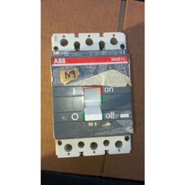 ABB S3N SACE S3 90A YO 24V DC/AC AUX 3A 400 VAC