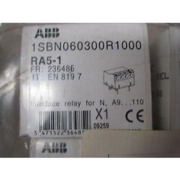 NEW ABB 1SBN060300R1000 RELAY RA5-1