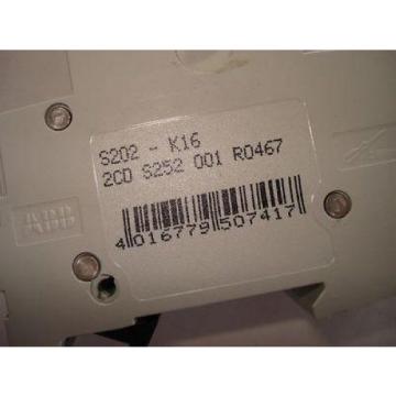 ABB K16A S202 400 Double Pole Circuit Breaker NSNP