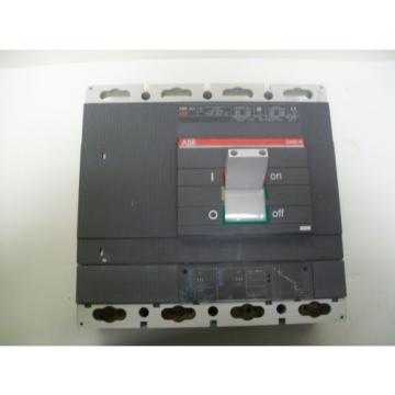 ABB Sace Isomax S6 N 800 Amp 600 Volt 4 Pole Circuit Breaker New in Box.