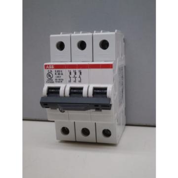 ABB S203U-K30 3-Pole 30-Amp Circuit Breaker 30A 3P 240V