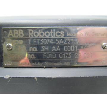 ABB Robotics/Siemens 1FT3074-5AZ21-9-Z/3HAA0001-ACF Servo Motor