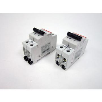 2x ABB S202U K15A HIGH PERFORMANCE CIRCUIT BREAKER 240VAC