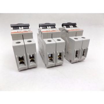 LOT OF 3 - ABB S202U-K25 CONTROL CIRCUIT BREAKER