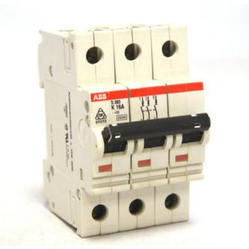 ABB S283-K16A Circuit Breaker 16A 400V 3 Pole S283K16A