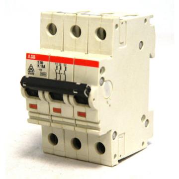 ABB S283-K16A Circuit Breaker 16A 400V 3 Pole S283K16A