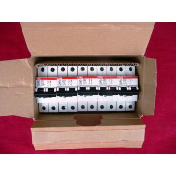 FIVE (5) ABB Miniature Circuit Breakers S202U-K6, 2 pole 6A 240VAC 4016779621366