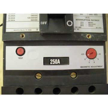 ABB Circuit Breaker MG816015 , 250 amp , 3 pole