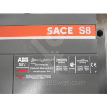 1SDA044926R1 - 1600A ABB SACE ISOMAX S8V MO/BI, NEW SKU012387