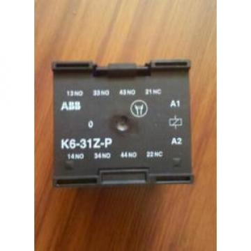 NEW  ABB K6-31Z-P / 220V contact relay elevator