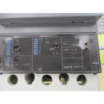 ABB S4H, 3 POLE 600 VOLT w/ PR211, 250 AMP Trip Circuit Breaker- WARRANTY