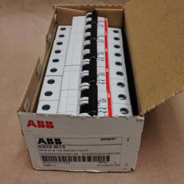 ABB S202-B13 Miniature Circuit Breaker NEW