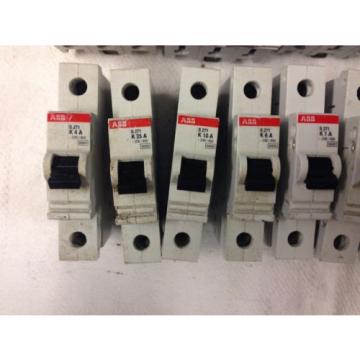 Lot of 13 ABB Circuit Breakers S271, S272, S273               1c