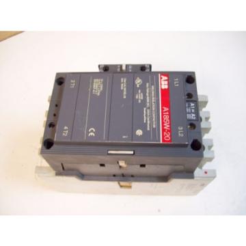 ABB A185W-20 WELDING ISO CONTACTOR 250A 600V - USED - FREE SHIPPING