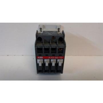 GUARANTEED! ABB 110/120V CONTACTOR A12-30-10