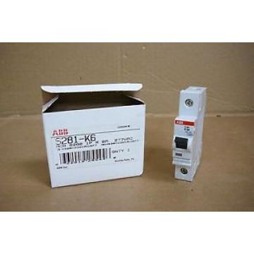 S281-K6 ABB NEW In Box 6A 1-Pole Circuit Breaker Protector S281K6