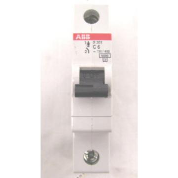 ABB   CIRCUIT BREAKER     S201-C6      S201C6                60 Day Warranty!