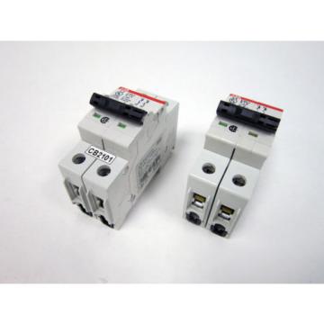 2x ABB S202U K1A HIGH PERFORMANCE CIRCUIT BREAKER 240VAC S 202 U