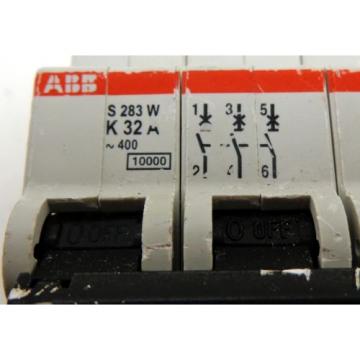 ABB K32A S283W 3-Pole Circuit Breaker