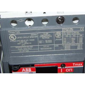 3 ABB Circuit Breakers T2S/T1N 3 Pole (2) 20A &amp; (1) 15A