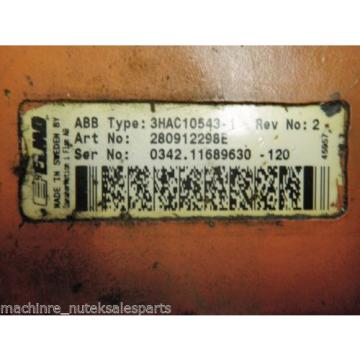 ABB ROBOTICS SERVO MOTOR 3HAC10543-1 REV 2_280912298E_TS2640N141E172, TESTED