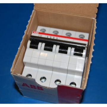 ABB 82100001711-G Breaker S204, C25, 6KA, 4P, S5  §