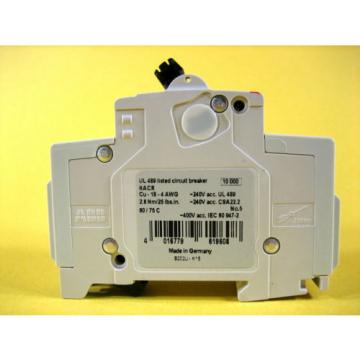 ABB S202U-K15 A  CIRCUIT BREAKER  15AMP / 2POLE / ~240V / 50/60Hz