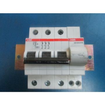 ABB Circuit Breaker S 203 K 40 A and S2C-UA 24