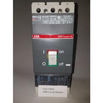 ABB Circuit Breaker 250 A Circuit Breaker 3 Pole, 250 Amp, S4N250BW