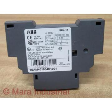 ABB SK4-11 Signal Trip Contact SK411 - New No Box