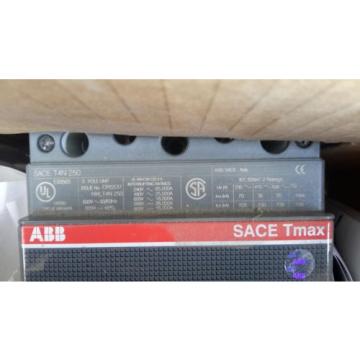 ABB SACE Tmax T4N250, 3 Pole, 100 Amp,