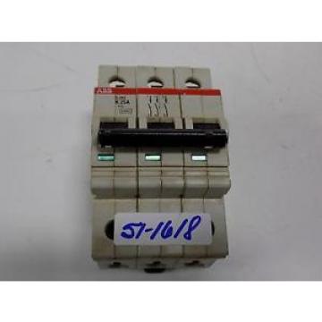 ABB 25 AMP 3 POLE CIRCUIT BREAKER  S283-K25A