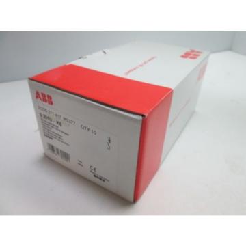 New Box of 10 ABB S201U-K6 Circuit Breakers, 1-Pole, Rating: 240VAC 6A