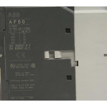 ABB AF50-40-00-70 AC Contactor 1SBL357201R7000 100-250V Coil AF50-40-00 4P NEW
