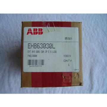 NIB ABB 30 Amp  Breaker  600V     3 Pole     EHB63030L