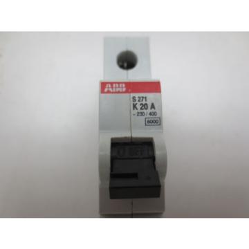 ABB S-271 K-20A SINGLE POLE CIRCUIT BREAKER SWITCH