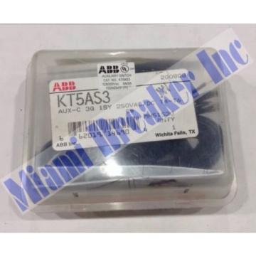 KT5AS3 ABB Auxiliary Switch 6A/5A 125/250V Aux-C 3Q 1SY T4-T5 (New)