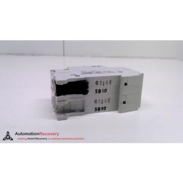 ABB S202-B10 - PACK OF 5 - MINIATURE CIRCUIT BREAKER 2 POLES 10A, 480V,  #218316