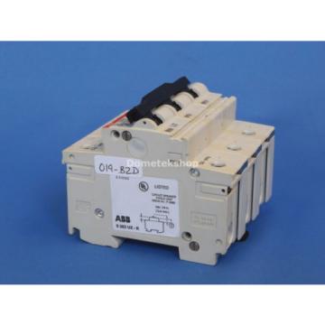 ABB S283-UX K5A 3- Pole Circuit Breaker