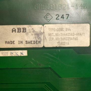 ABB 4-SLOT BACKPLANE DSQC 244 / 3HAA3563-AKA/1