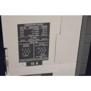 ABB SACE ISOMAX S3 L 150 CIRCUIT BREAKER 15A 1SDA037357R1