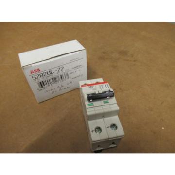 ABB CIRCUIT BREAKER S282UC-Z2 GHS2820164 2P 2A A AMPS 500VAC NEW IN BOX