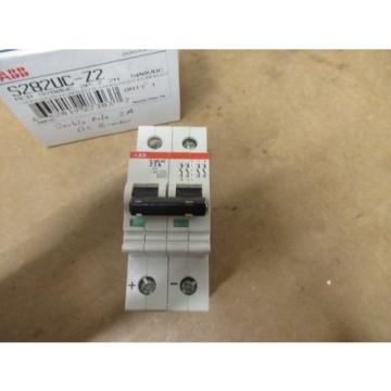 ABB CIRCUIT BREAKER S282UC-Z2 GHS2820164 2P 2A A AMPS 500VAC NEW IN BOX