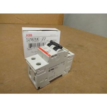 ABB CIRCUIT BREAKER S282UC-Z2 GHS2820164 2P 2A A AMPS 500VAC NEW IN BOX