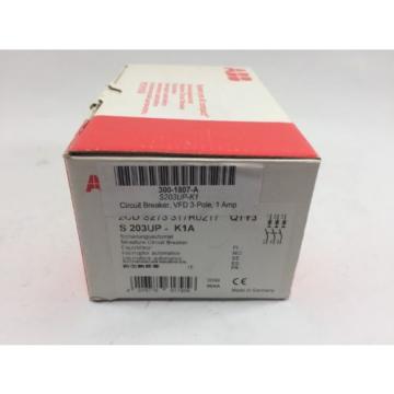 (3) ABB S201UP-K1A CIRCUIT BREAKER *NEW IN A BOX*